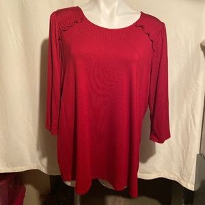 Long Sleeve Red Shirt